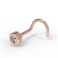 Nose piercing Washer with slot 555110ДБ-3/5