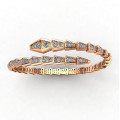 Gold bracelet Snake 406110ДБ