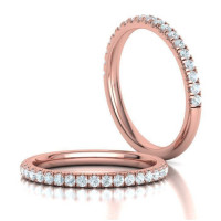 Golden ring Path French Pave 119110М-1,5-19