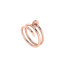 Gold ring Double nail 114130-2