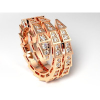 Snake gold ring 106130М-2