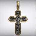 Gold cross Crucifixion of the Orthodox Cross of Saint Helena of Jesus Christ 811120