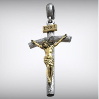 Хрестик золотий Католицький 820130