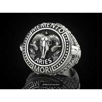 Men's silver seal 901232-Aries