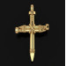 Golden cross Nail 807120-2