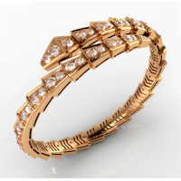 Gold bracelet Snake 407110М