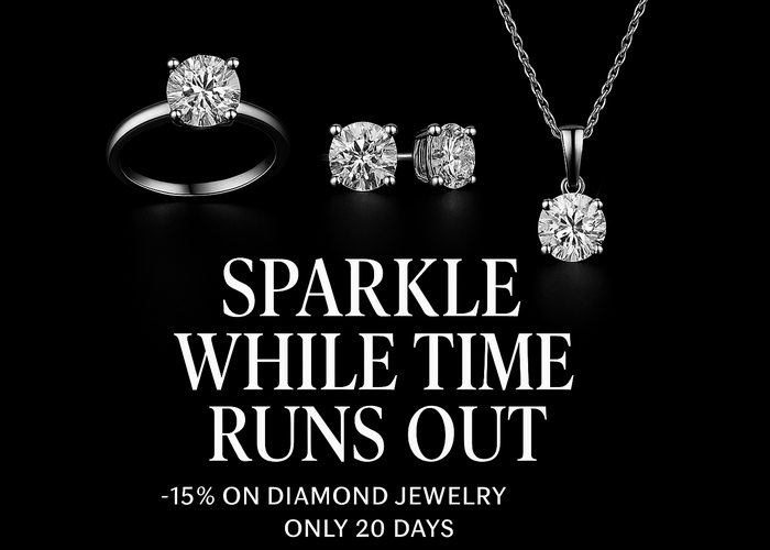 Shine without compromise — 15% off diamonds! Shine without compromise — 15% off diamonds!