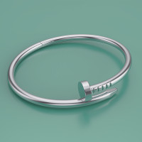 Silver bracelet Nail 402232