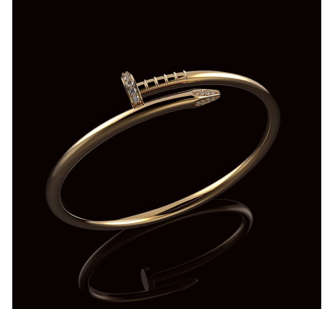 Gold bracelet Nail 403110фб
