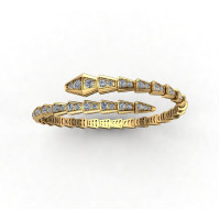 Gold bracelet Snake 406120М