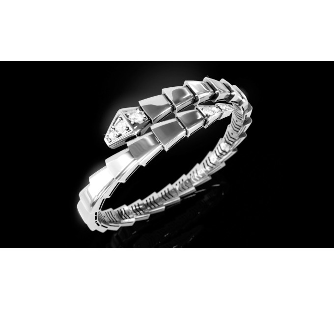 Gold bracelet Snake 409130ДБ