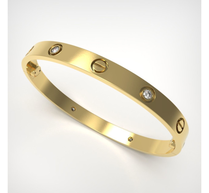 Gold bracelet Love 415120фб-750