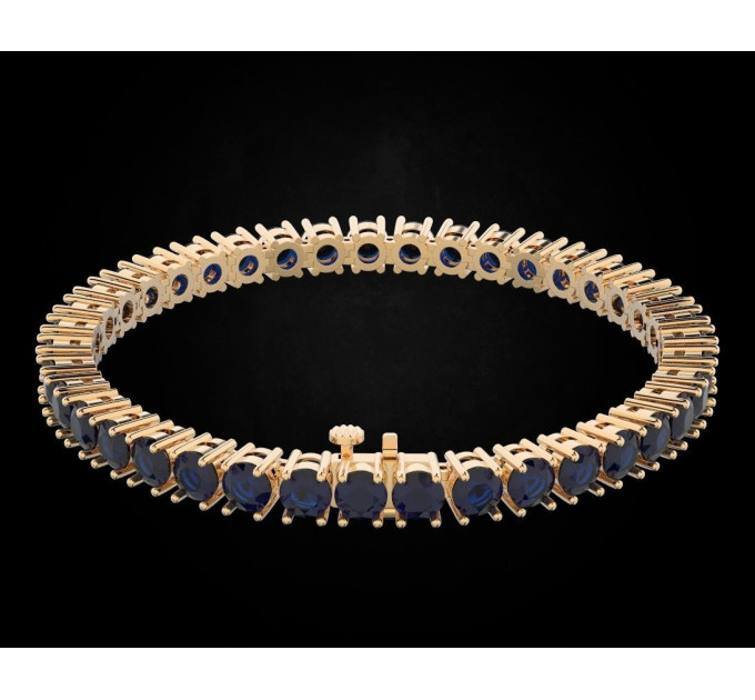 Gold bracelet Tenis 416110фб-4,7