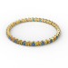 Gold bracelet Tenis Heart 418120фжб-3,0