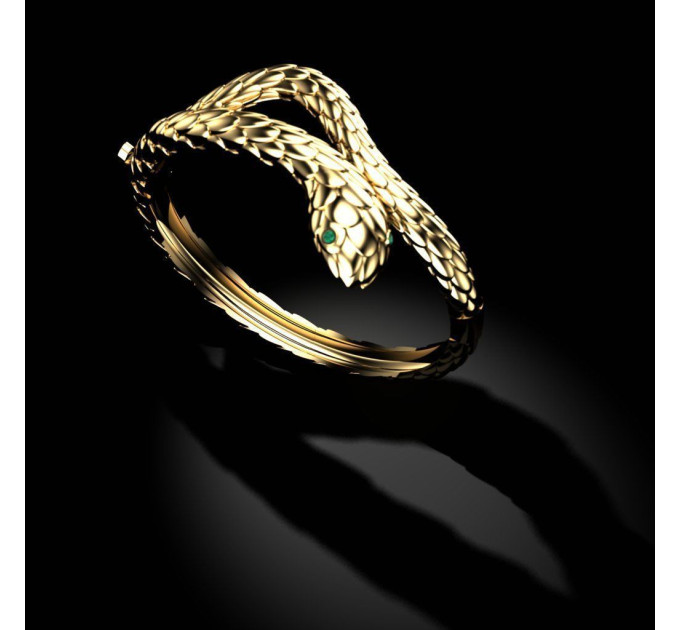 Gold Snake bracelet 410110Lfb