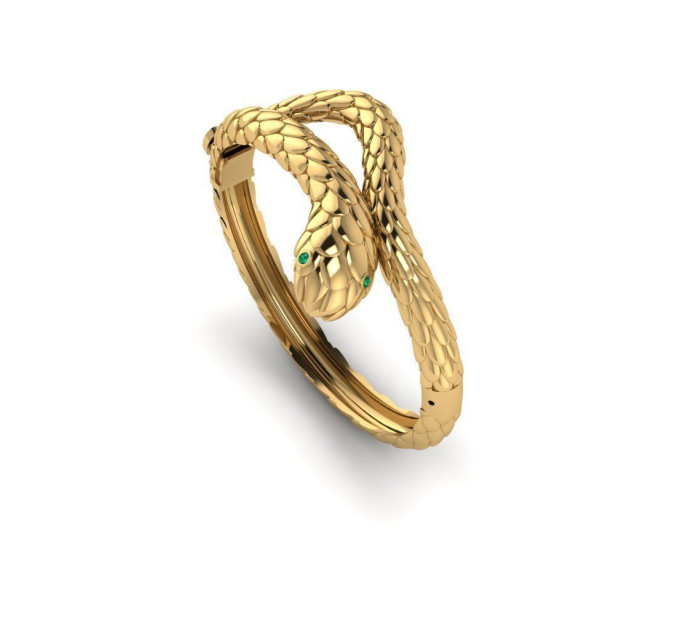 Gold Snake bracelet 410110Lfb