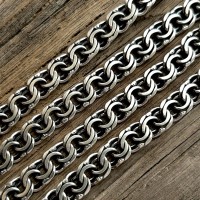 Серебряная цепочка Бисмарк плоский «Классик» 1055-8