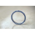 Eternity gold ring 116130САПФ-1,5