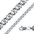 Sterling Silver Cossack Bismarck Chain 925 – Article 1057-5,5