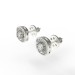  Сережки золоті з діамантами 225130ДБ
