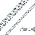 Sterling Silver Cossack Bismarck Chain 925 – Article 1057-4,0