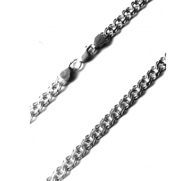 Sterling Silver Cossack Bismarck Chain 925 – Article 1057-4,0. Photo-N]