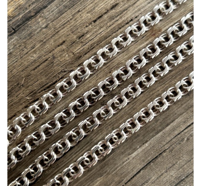  Цепочка серебряная Казацкий бисмарк 1057/1-3,5