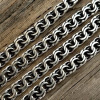 Серебряная цепочка Бисмарк плоский «Классик» 1055-10