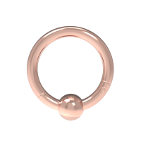 Mono earring gold 12 mm with invisible lock 265110-1.6-12-5.0