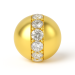 Gold Piercing Barbell with Cubic zirconia 564120fb-16-1.2-3.4. Photo-N]