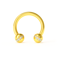 Circular septum with diamonds 568120DW-10-1,2-3,4