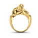 Кольцо золотое Любовь 101120-2