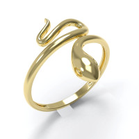 Gold ring Snake 103120