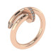 Gold ring Nail 115110фб-1