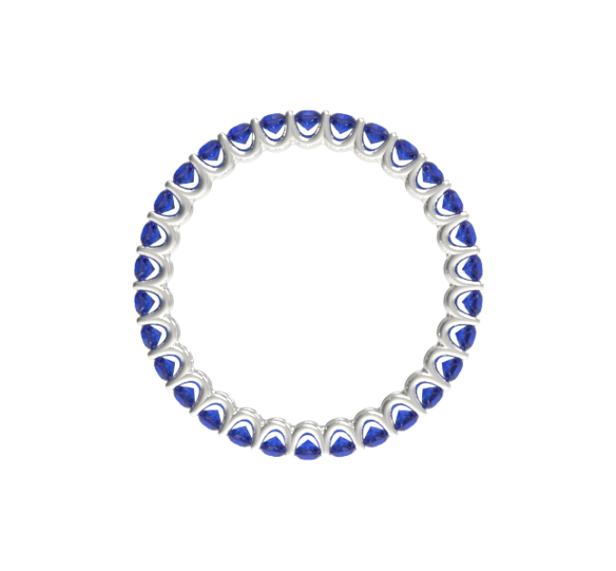 Eternity gold ring 116130САПФ-2,5. Photo-N]