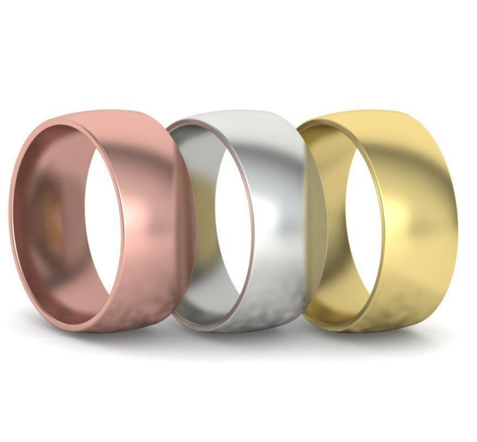 Gold wedding ring classic comfortable fit 126110-8