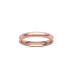 Gold concave wedding ring comfortable fit 128110-3