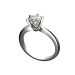 Gold engagement ring with cubic zirconia 132130fb-4.5