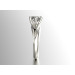 Кольцо для помолвки золотое с фианитом 134130фб-4,3