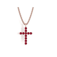 Golden cross with rubies 804120Р