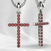 Golden cross with rubies 803130Р