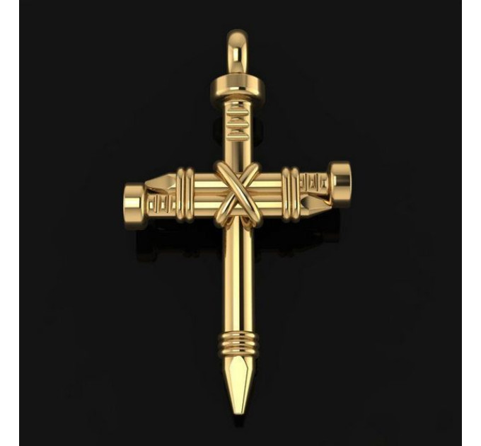 Хрестик золотий Цвях 807110-1