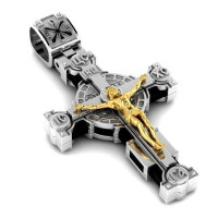 Cross made of silver and gold 815232