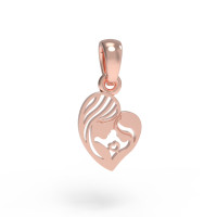 Gold pendant Mother and child 314110-1