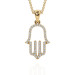 Gold pendant Hamsa Hand of Fatima 315120М-1