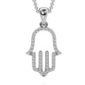 Gold pendant Hamsa Hand of Fatima 315130SMAR-2