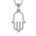 Gold pendant Hamsa Hand of Fatima 315130М-2