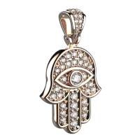 Gold pendant Hamsa Hand of Fatima 327120fb