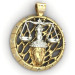 Pendant Zodiac Sign 321232-Libra - Women's pendants from Jewelry Arts In the UMGold store