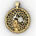 Підвіска золота Знак Зодіаку 321120-Водолій